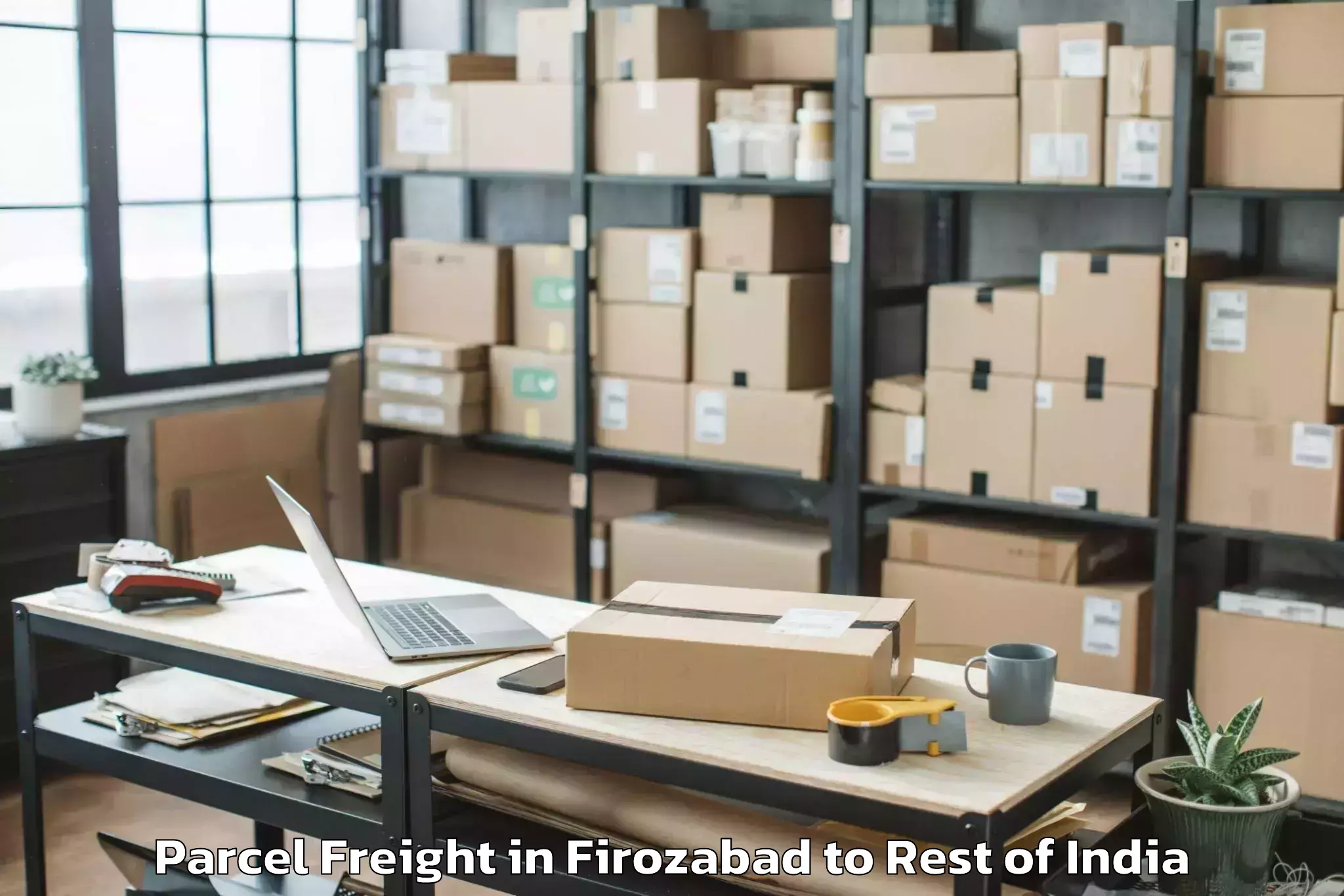 Book Firozabad to Bhikiyasan Parcel Freight Online